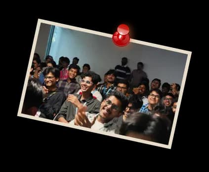 BST students laughing through the standup set